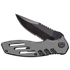 knife Hunting Pocket Knife Black & White 7.3 Inch Pocket knife For Men gifts for men