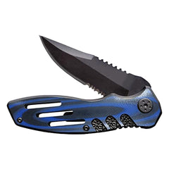 knife 7.3" Blue G10 420c Steel Folding Pocket Knife Hunting knife Pocket knife for men, Pocket knives