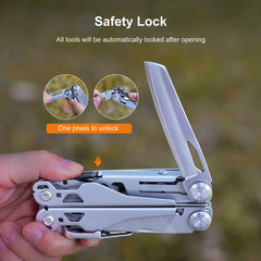 Multitool 19-in-1  Stainless Steel 440A - Multi Tool Pliers Pocket Foldable Tool