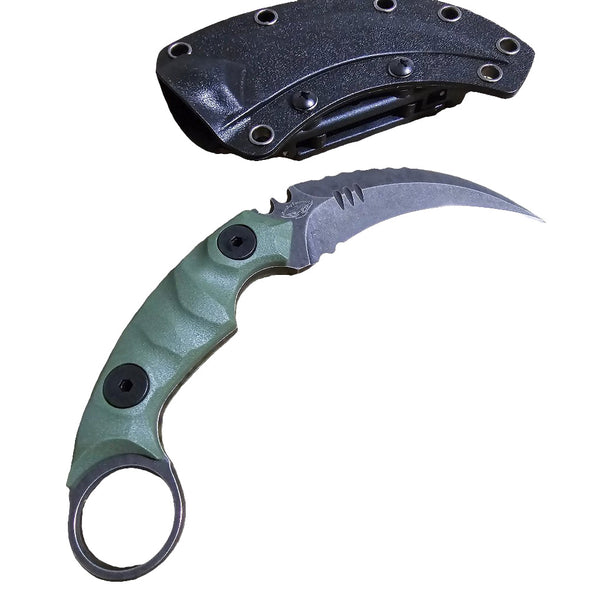 Premium knife Karambit Hunting Companion Sharp D2 fixed Blade Camping knife Karambit