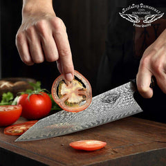 Damascus Steel 8.5" Chef Knife - Best Buy Damascus