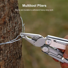 Multitool 19-in-1  Stainless Steel 440A - Multi Tool Pliers Pocket Foldable Tool