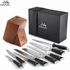 Knife Set Kitchen Knife Set Chefs Knives Japanese's Damascus Steel Knife Block Set - Best Buy Damascus