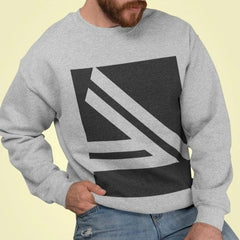 Men's Sweatshirt Double Slanted Logo Crewneck Sweatshirt - Best Buy Damascus