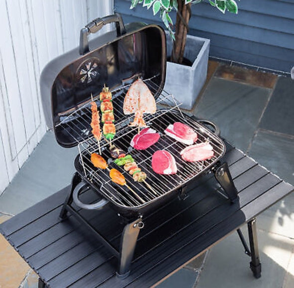 Portable Tabletop BBQ Charcoal Grill - Best Buy Damascus