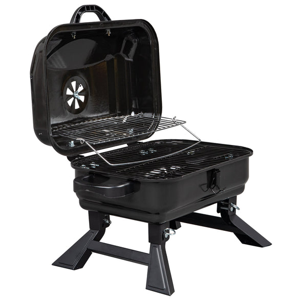 Portable Tabletop BBQ Charcoal Grill - Best Buy Damascus