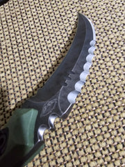 Premium knife Karambit Hunting Companion Sharp D2 fixed Blade Camping knife Karambit - Best Buy Damascus