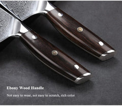 Professional High Carbon Steel VG10 Japanese Knife Set 7 PCS Damskus Kitchen Chef knife Set With Scissor and Block - Best Buy Damascus
